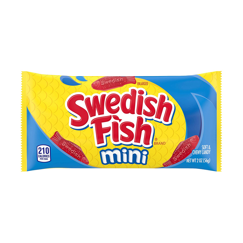 Swedish Fish Original Mini Red Candy - 2oz (56g)