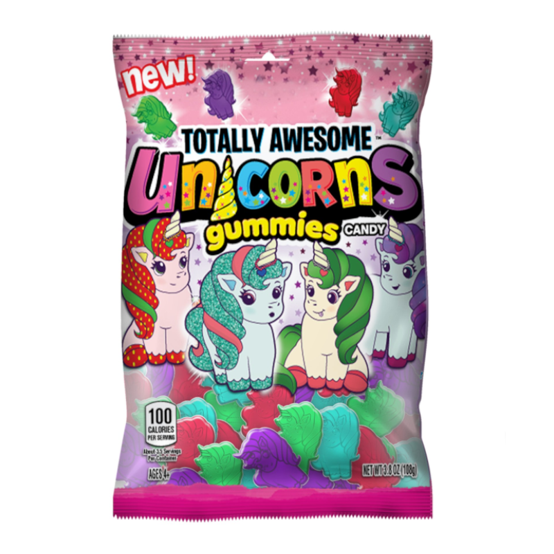 Topps Totally Awesome Unicorn Gummies - 3.8oz (108g)