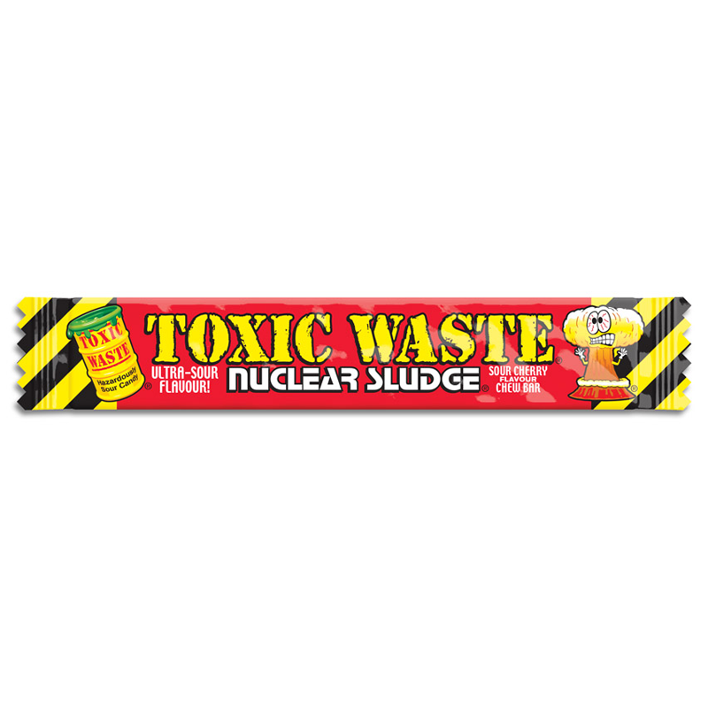 Toxic Waste Nuclear Sludge Chew Bar Sour Cherry - 0.7oz (20g)