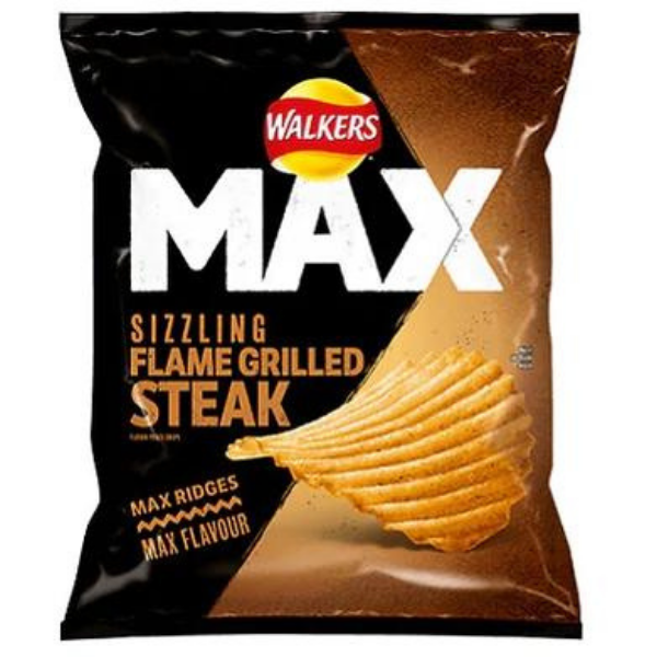 Walkers Max Flame Grilled Steak 50g