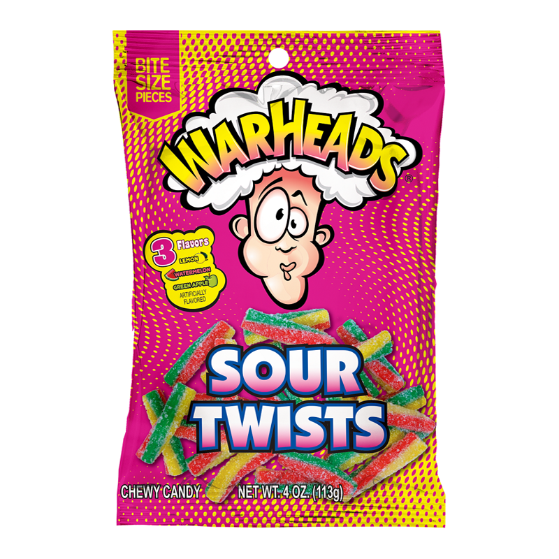 Warheads - Sour Twists 4oz (113g)