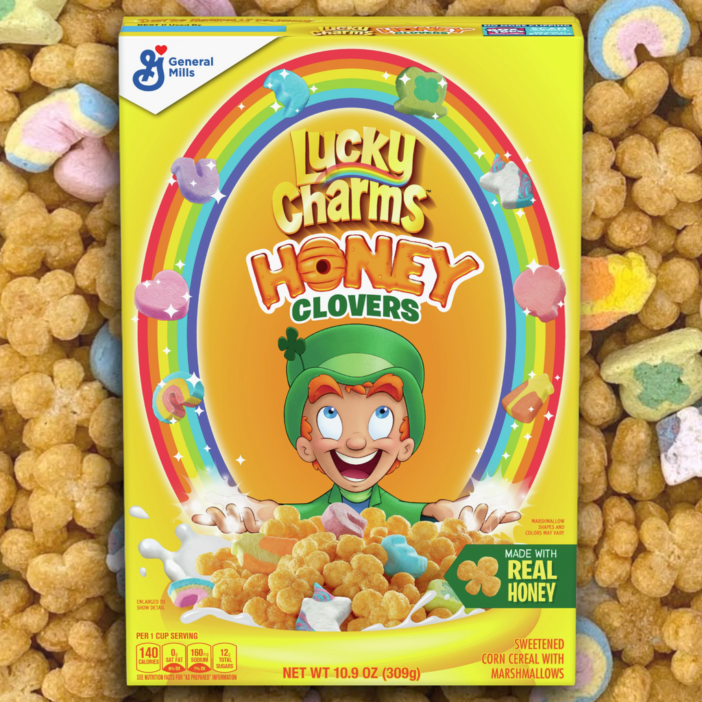 Lucky Charms Honey Clovers Cereal - 10.9oz (309g)