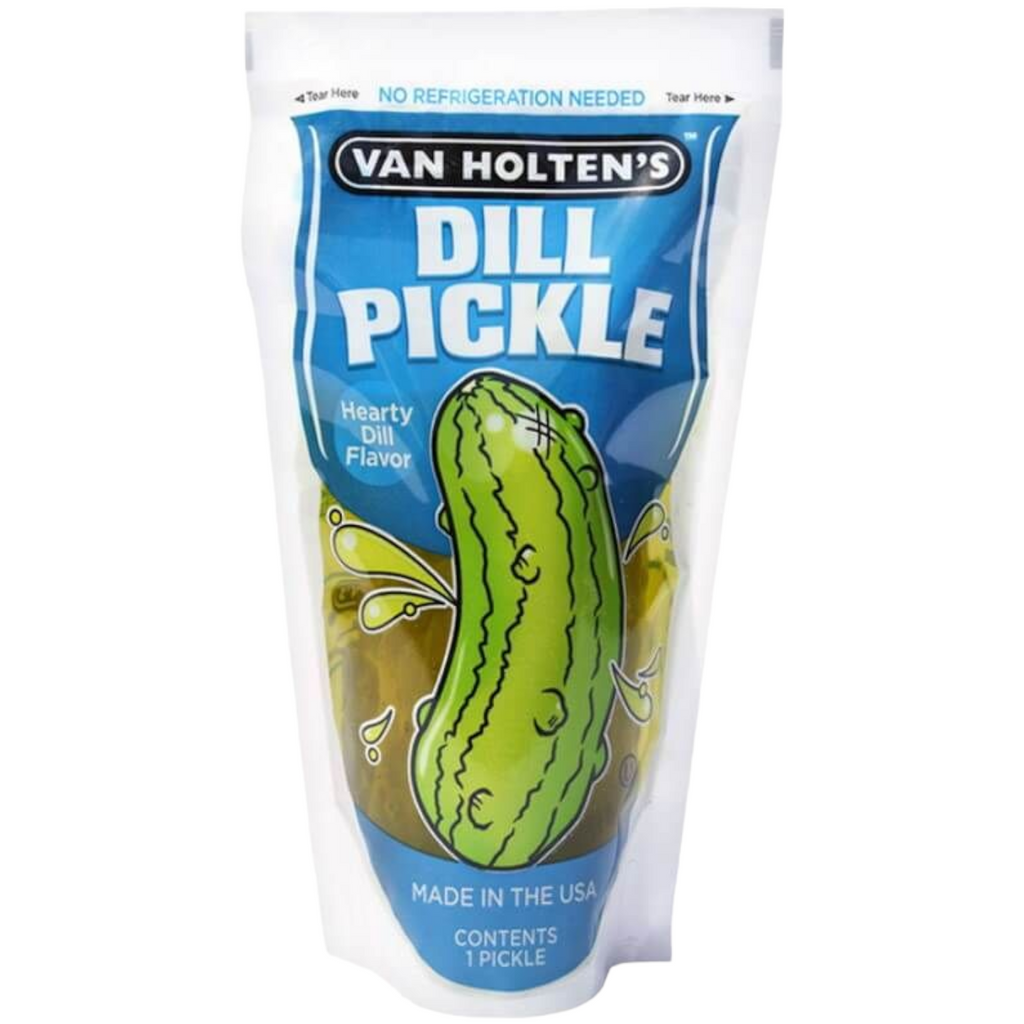 Van Holten's Jumbo Dill Pickle In-a-Pouch - Hearty Dill Flavour