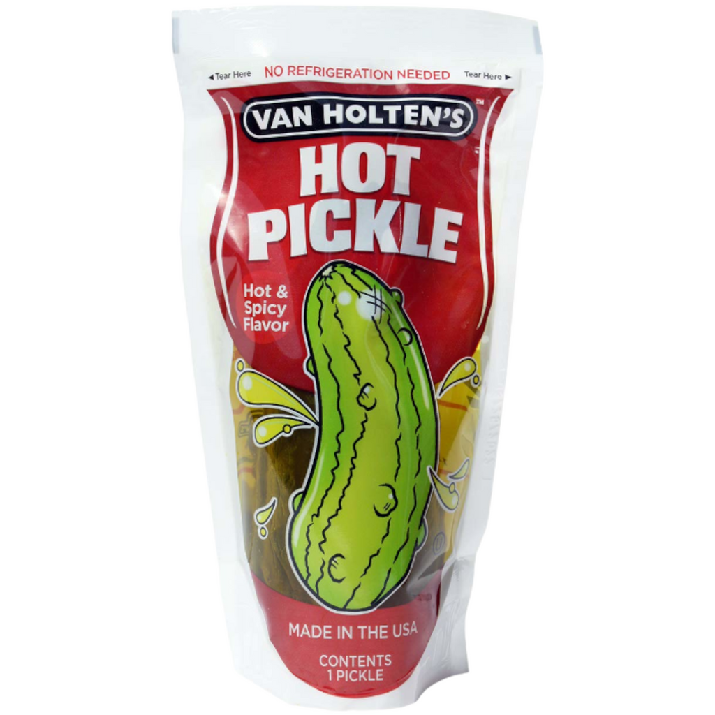 Van Holten's Jumbo Hot & Spicy Pickle In-a-Pouch