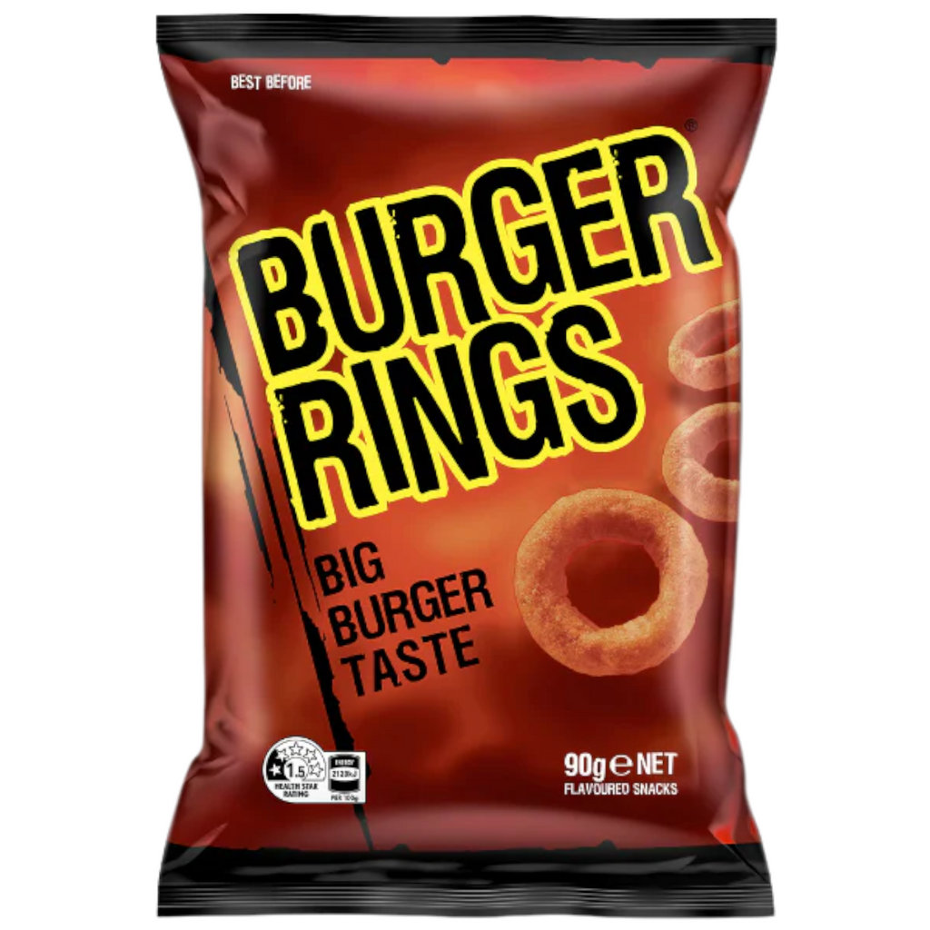 Burger Rings Potato Chips (Australia) - 3.17oz (90g)