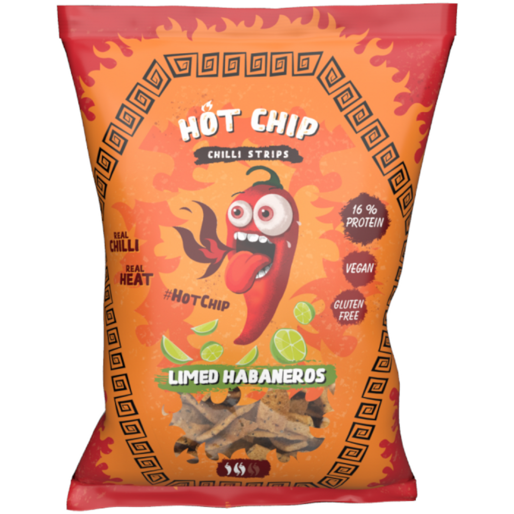 Hot Chip Chilli Strips Limed Habaneros - 2.8oz (80g)