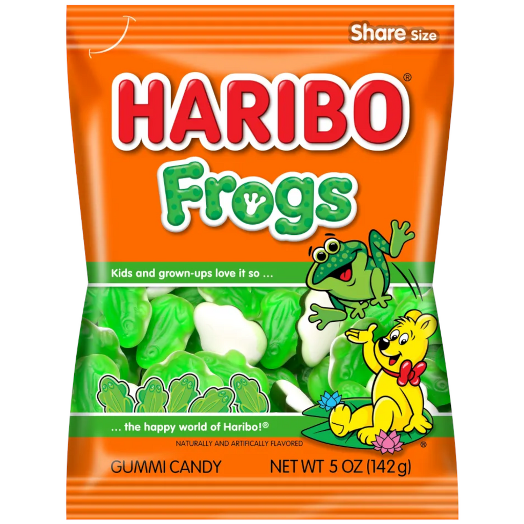 Haribo Frogs Peg Bag - 5oz (142g)