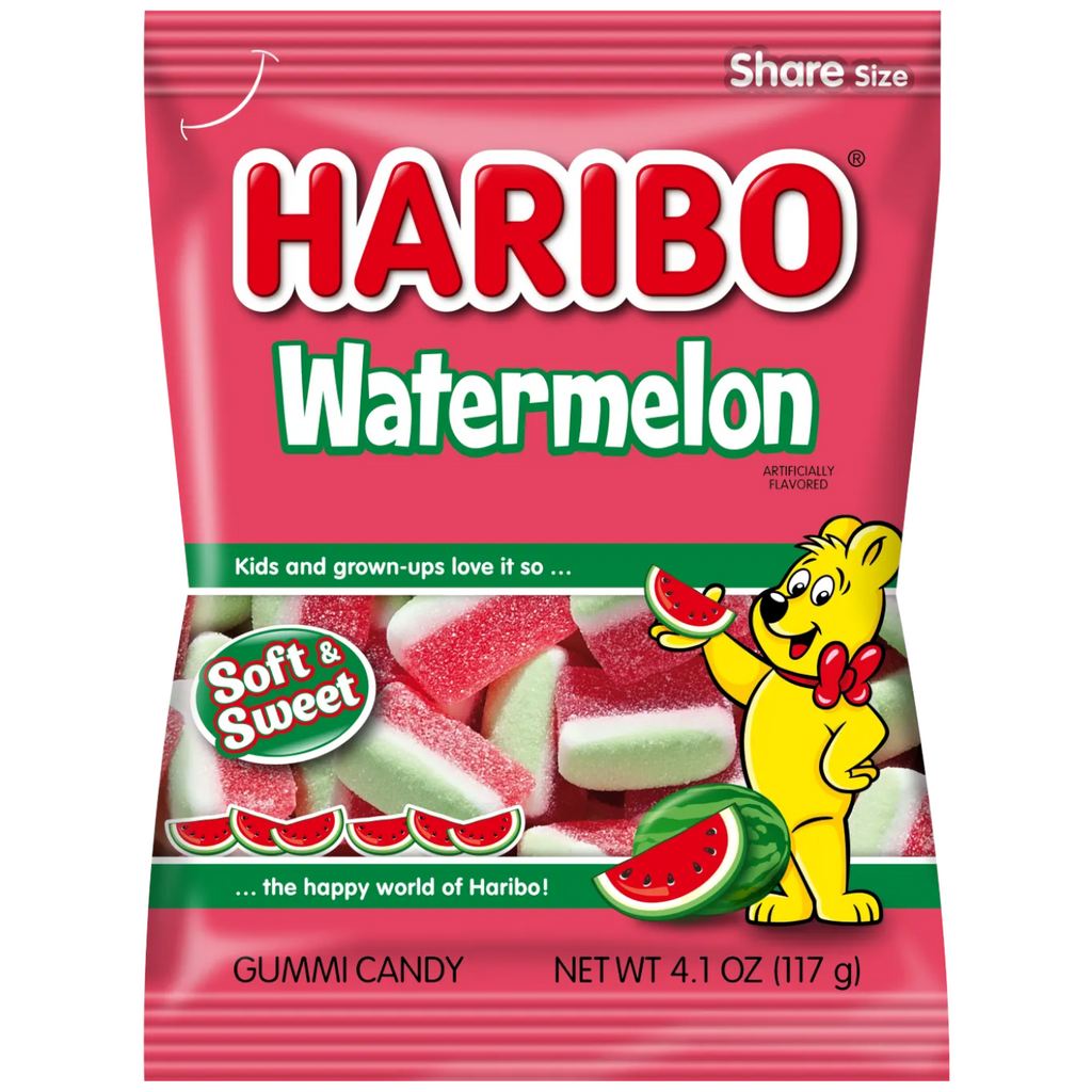 Haribo Watermelon Peg Bag - 4.1oz (117g)