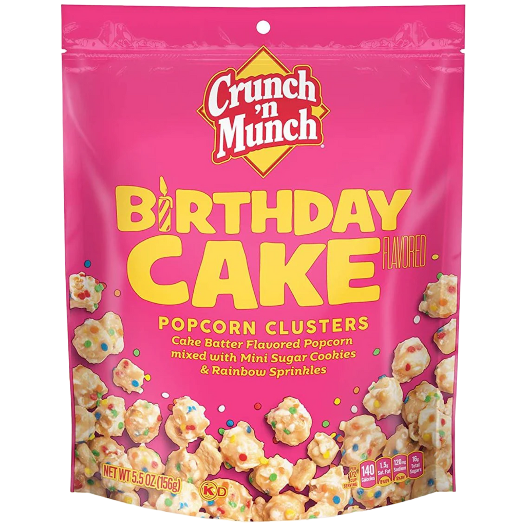 Crunch ‘n Munch Birthday Cake Popcorn Clusters - 5.5oz (156g)