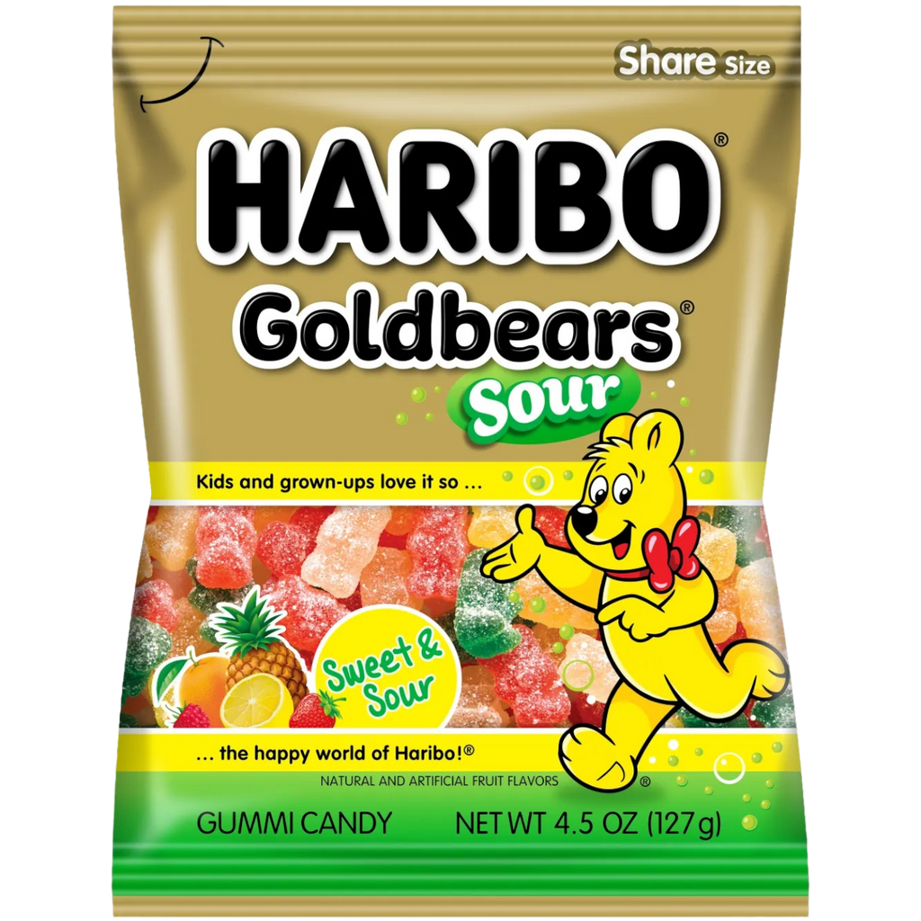 Haribo Sour Goldbears - 4.5oz (127g)