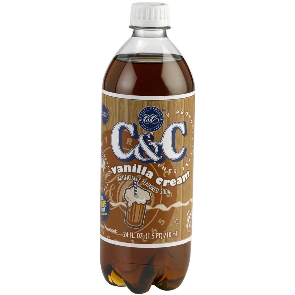 C&C Vanilla Cream Soda Bottle - 24fl.oz  (710ml)