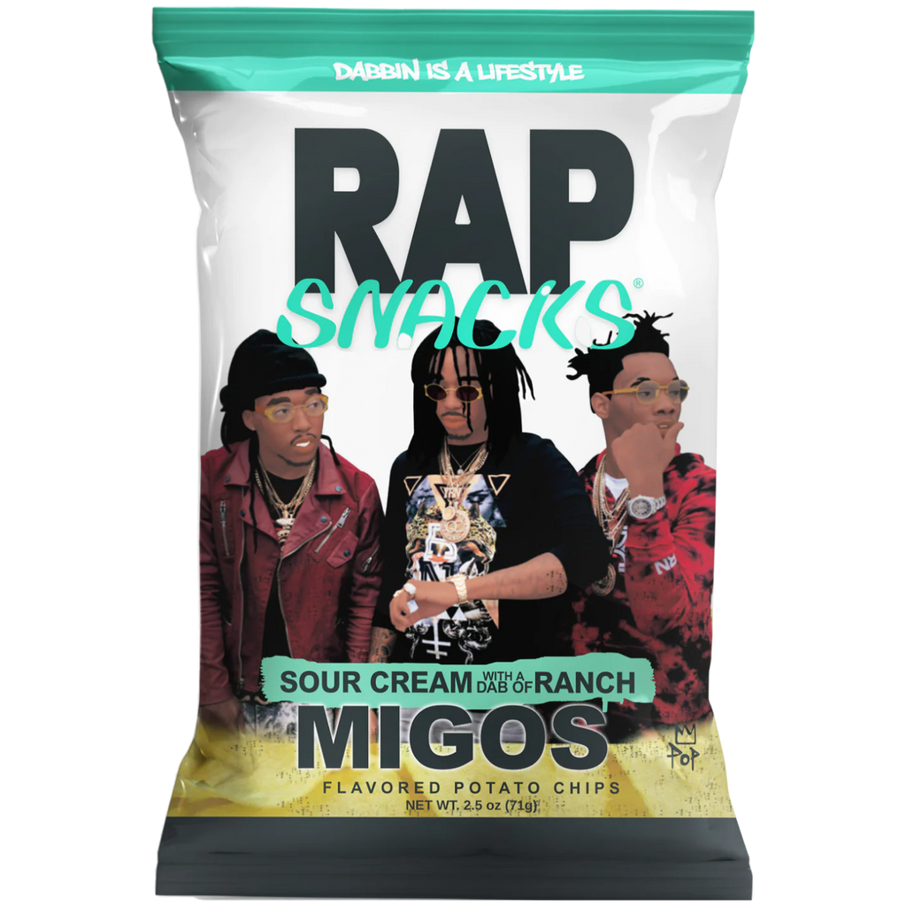 Rap Snacks Migos Sour Cream With A Dab Of Ranch - 2.5oz (71g)