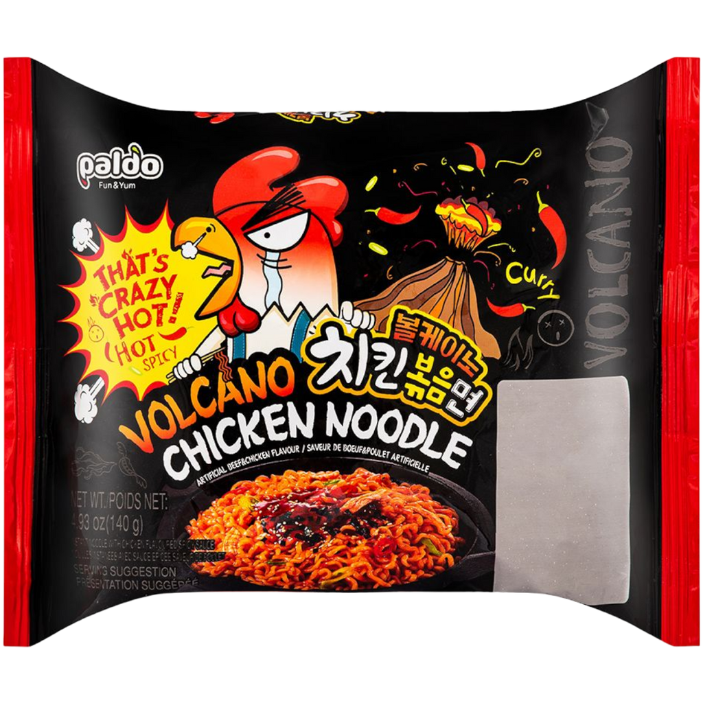 Paldo VOLCANO Chicken Noodles Beef & Chicken Flavour - 4.93oz (140g)