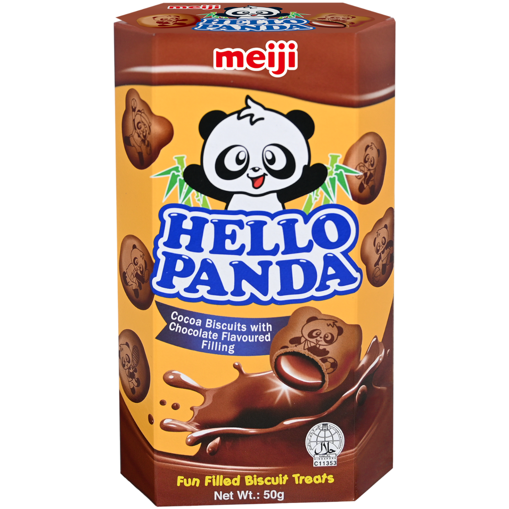 Meiji Hello Panda Double Chocolate Biscuits - 1.76oz (50g)