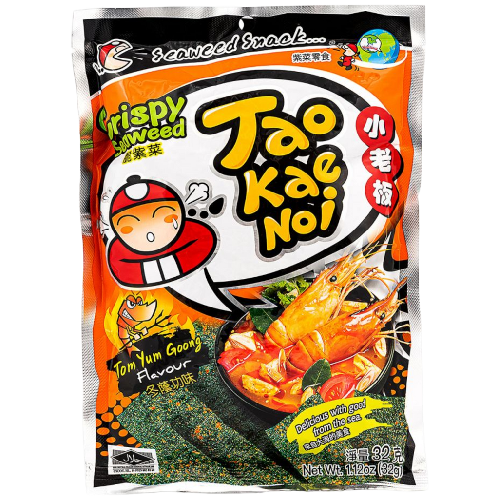 Taokaenoi Crispy Seaweed Tom Yum Goong Flavour - 32g