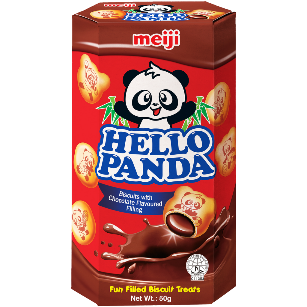 Meiji Hello Panda Chocolate Cream Biscuits - 1.76oz (50g)