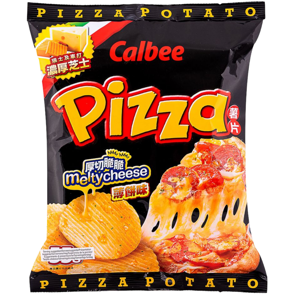 Calbee Pizza Flavour Potato Chips - 1.9oz (55g)