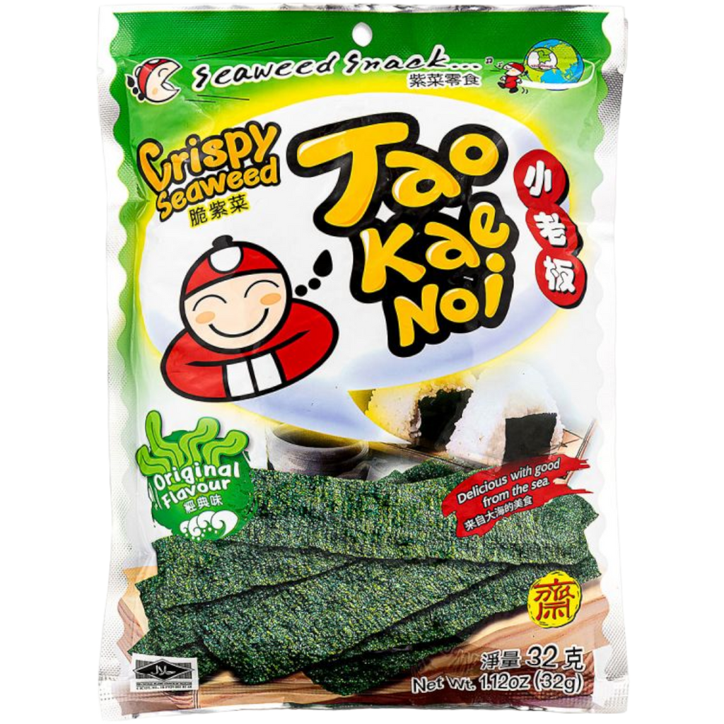 Taokaenoi Crispy Seaweed Original Flavour - 1.12oz (32g)