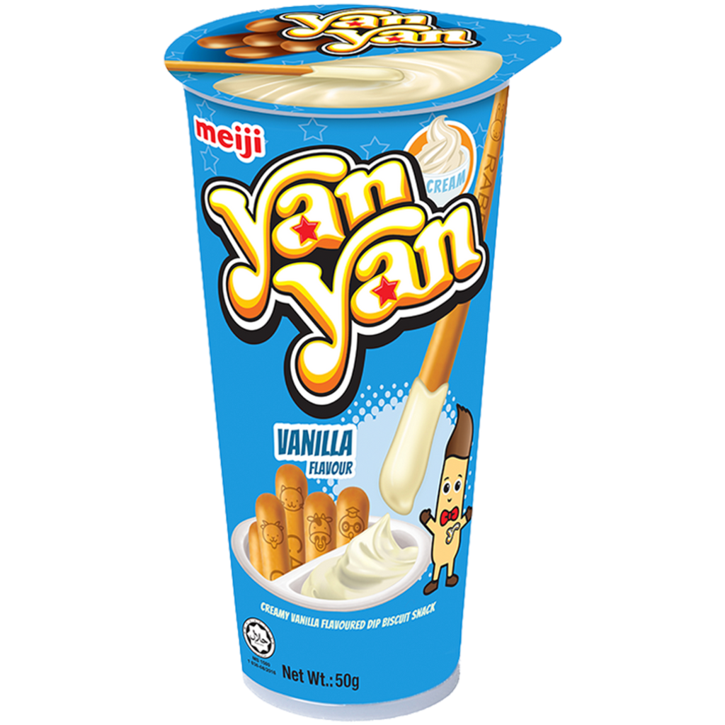 Meiji Yan Yan Vanilla Biscuit Snack - 1.76oz (50g)