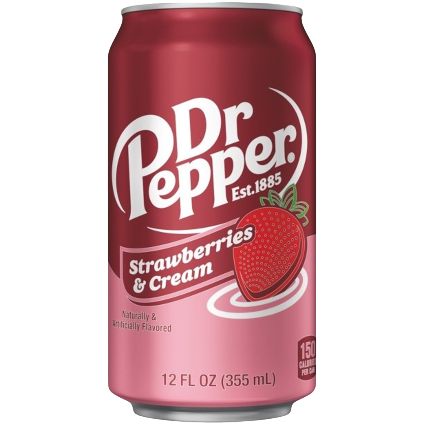 Dr Pepper Strawberries & Cream - 12fl.oz (355ml)