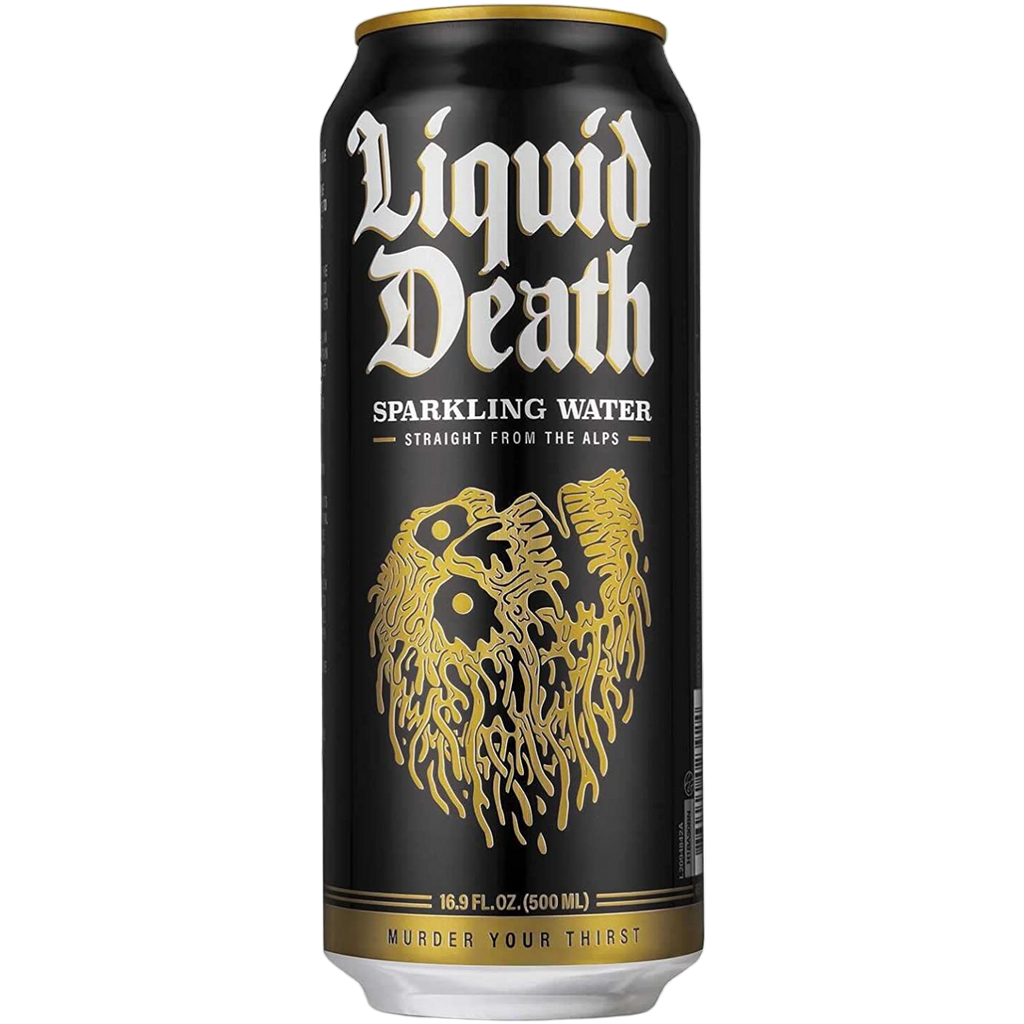 Liquid Death Sparkling Water 16.9fl.oz (500ml) Poppin Candy