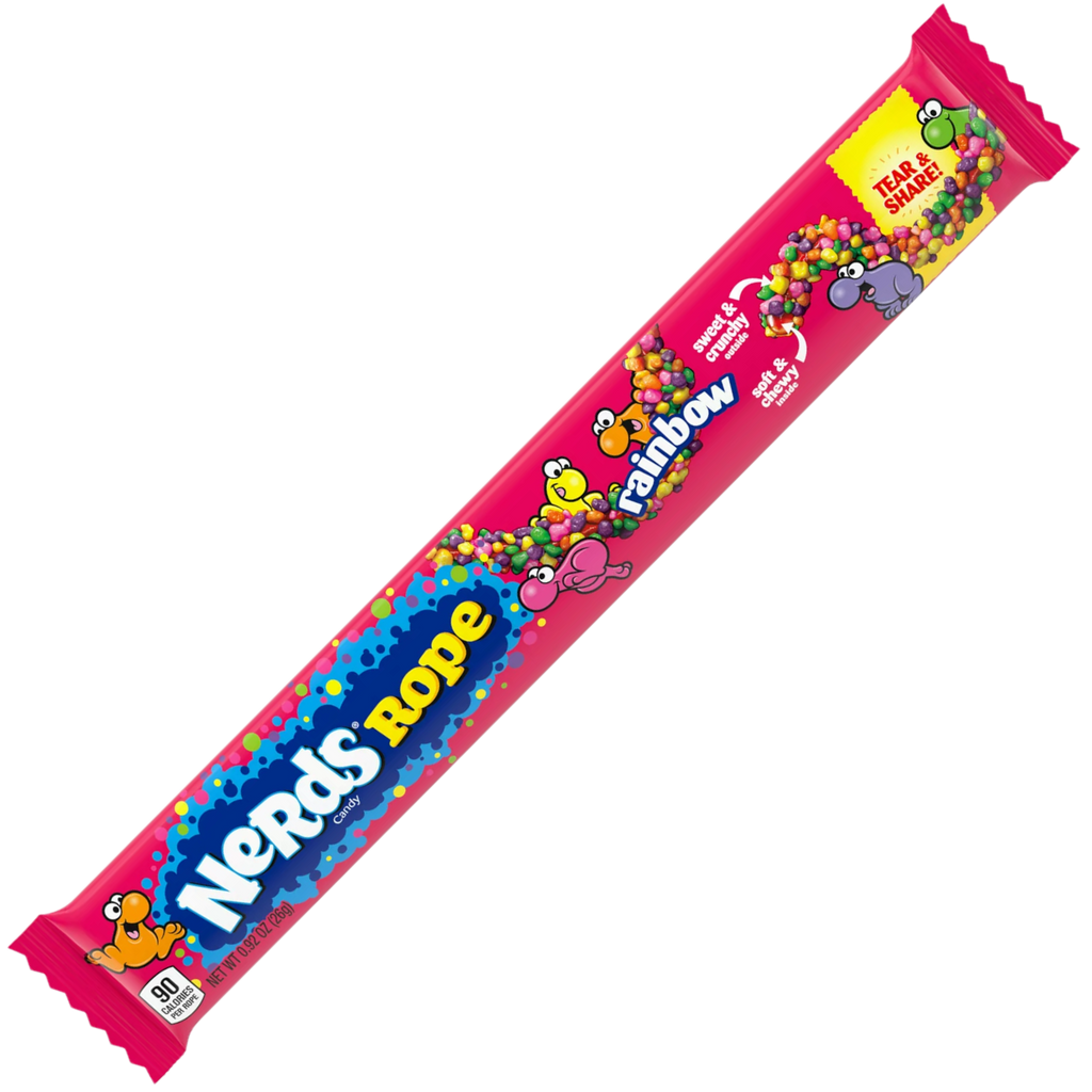 Nerds Rope Rainbow - 0.92oz (26g) | Poppin Candy