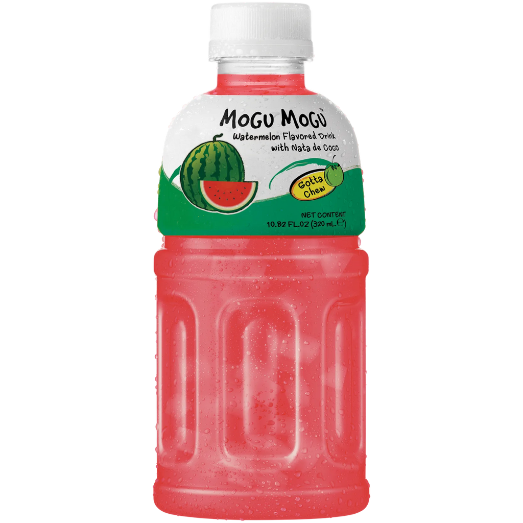 Mogu Mogu Watermelon Flavoured Drink with Nata de Coco - 320ml