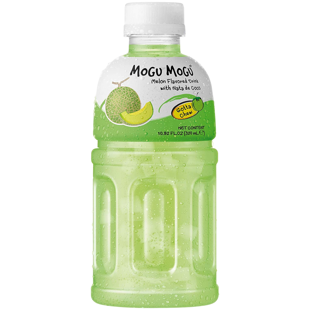 Mogu Mogu Melon Flavoured Drink with Nata de Coco - 320ml