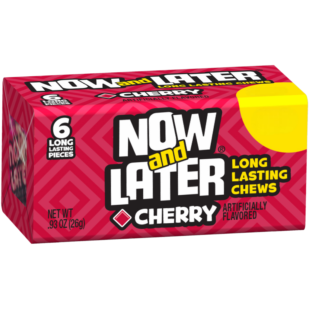 Now & Later 6 Piece Cherry Candy - 0.93oz (26g)