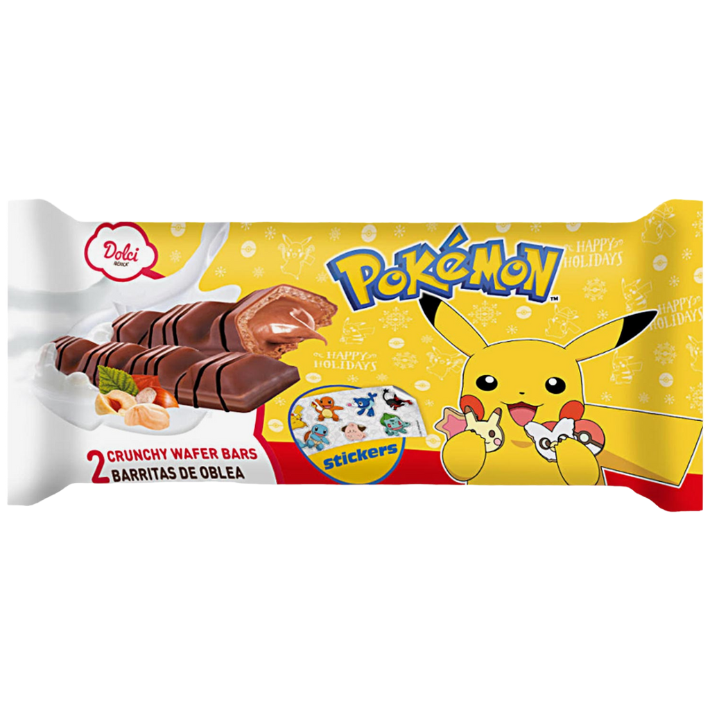 Pokemon Choco Wafer Bars & Sticker - 1.58oz (45g)