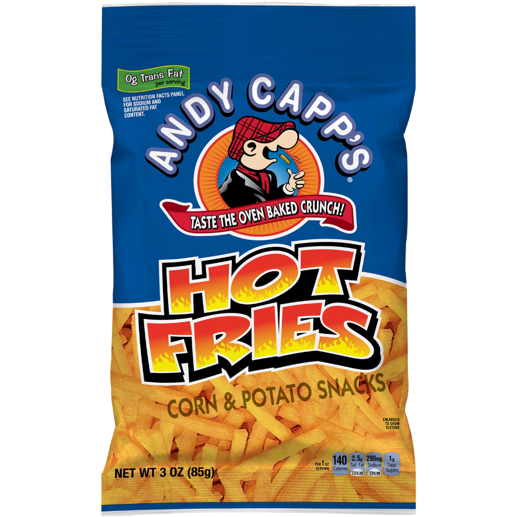 Andy Capp Hot Fries - 3oz (85g)