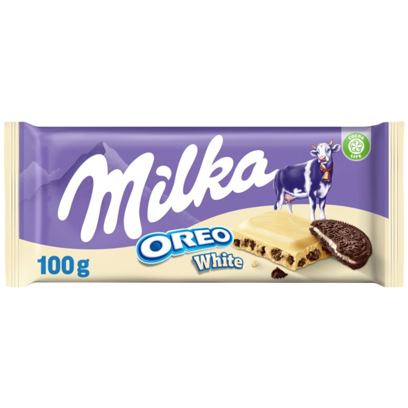 Milka Oreo White Chocolate Bar - 3.5oz (100g)