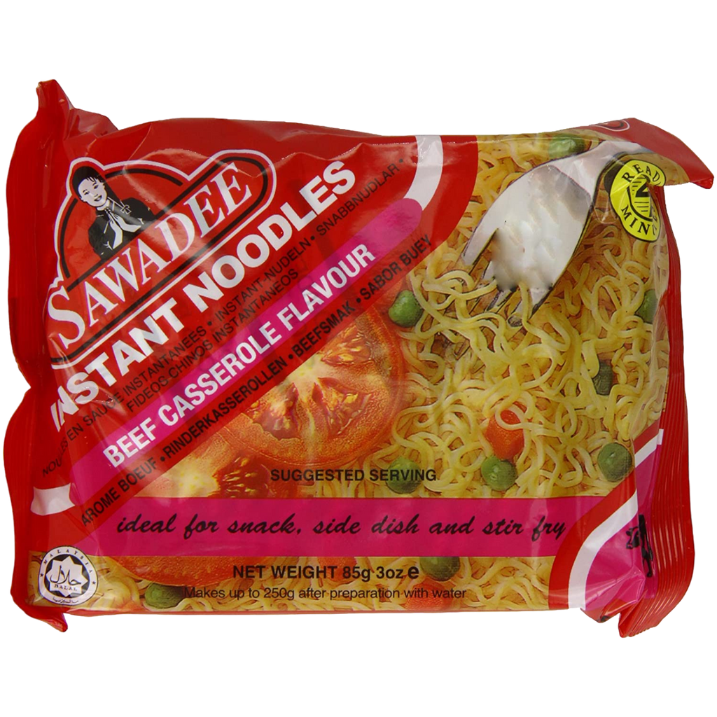 Sawadee Beef Casserole Flavour Oriental Instant Noodles - 85g