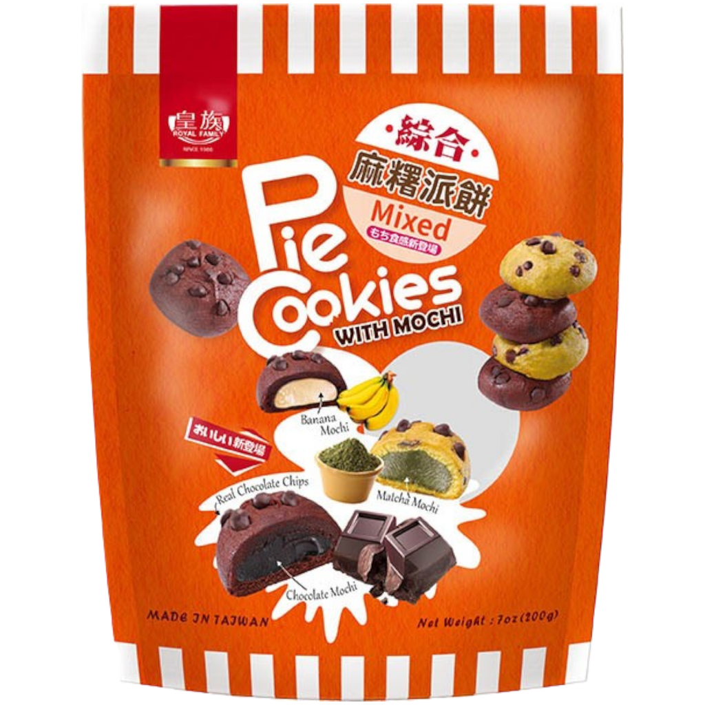 Royal Family Pie Cookies With Mochi Mixed Flavour - 200g