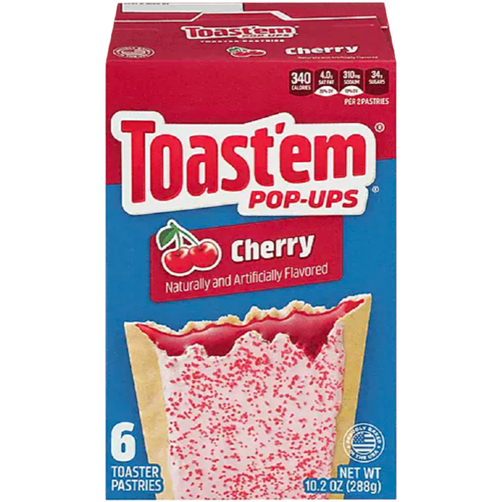 Toast'em POP-UPS Frosted Cherry Toaster Pastries