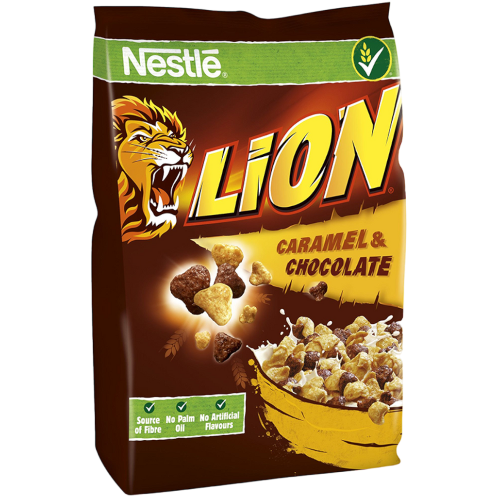 Nestle Lion Bar Caramel & Chocolate Cereal - 8.8oz (250g)
