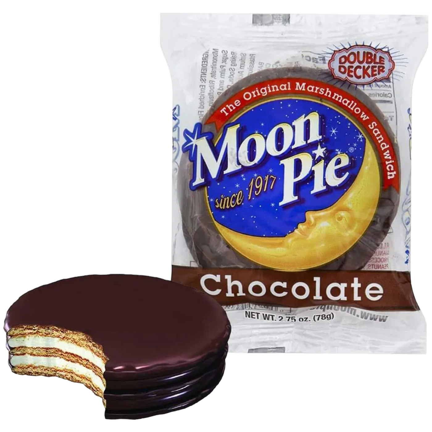 Moon Pie Chocolate Double Decker - 2.75oz (78g)