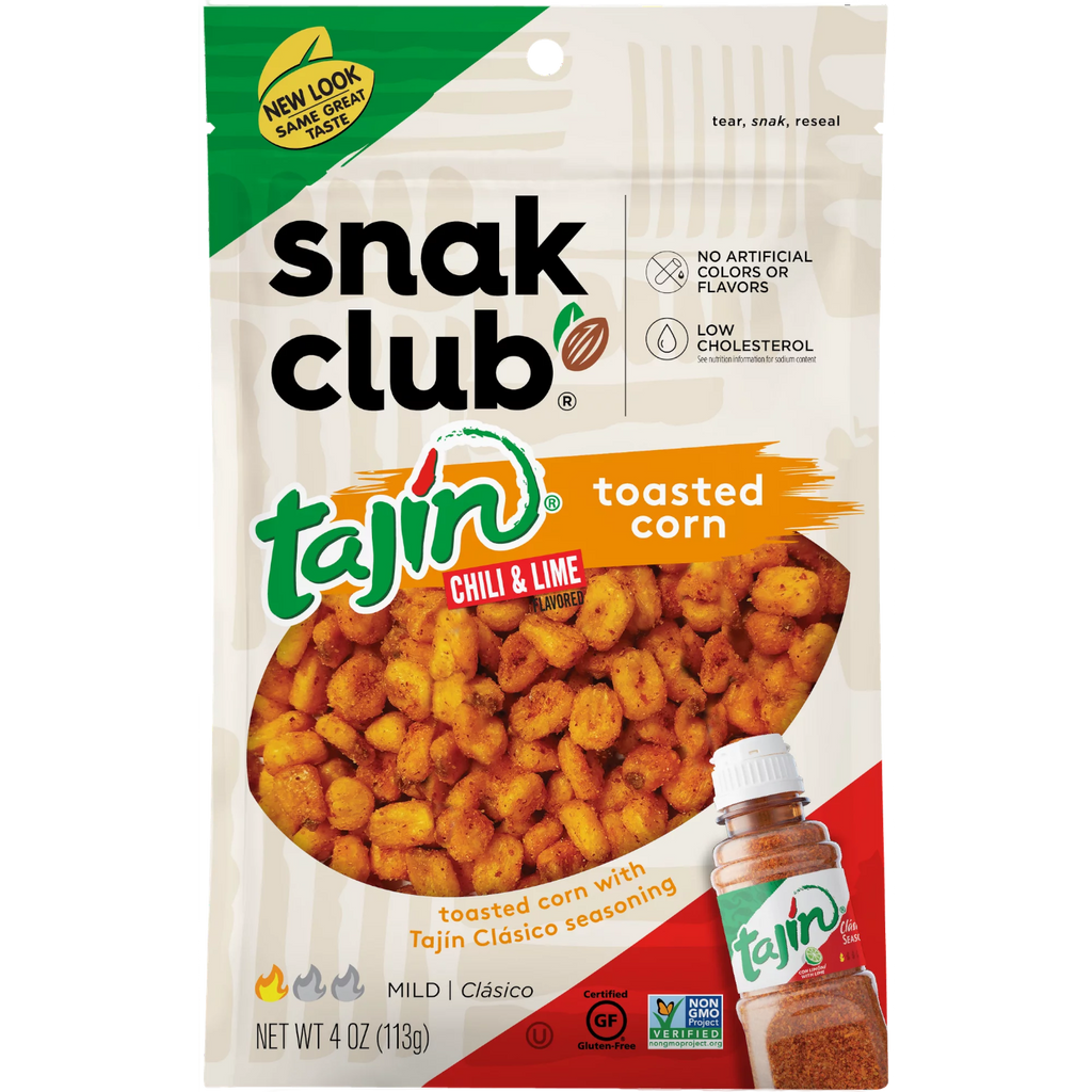 Snak Club Tajin Chilli & Lime Toasted Corn - 4oz (113g)