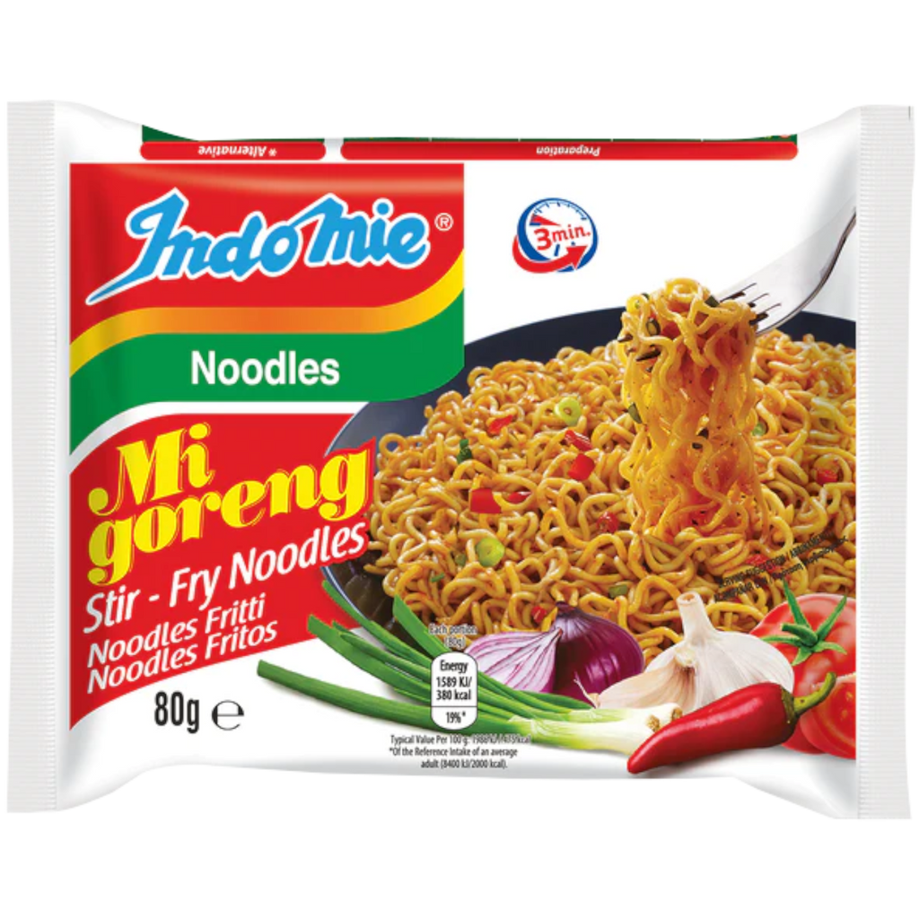 Indomie Mi Goreng Stir-Fry Original Flavour Oriental Instant Noodles - 80g