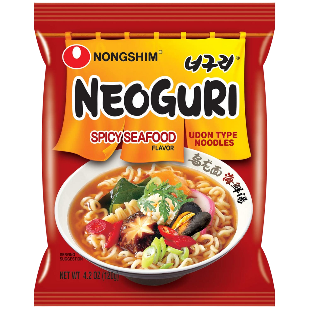 NongShim Neoguri Spicy Seafood Flavour Ramyun Noodles - 120g