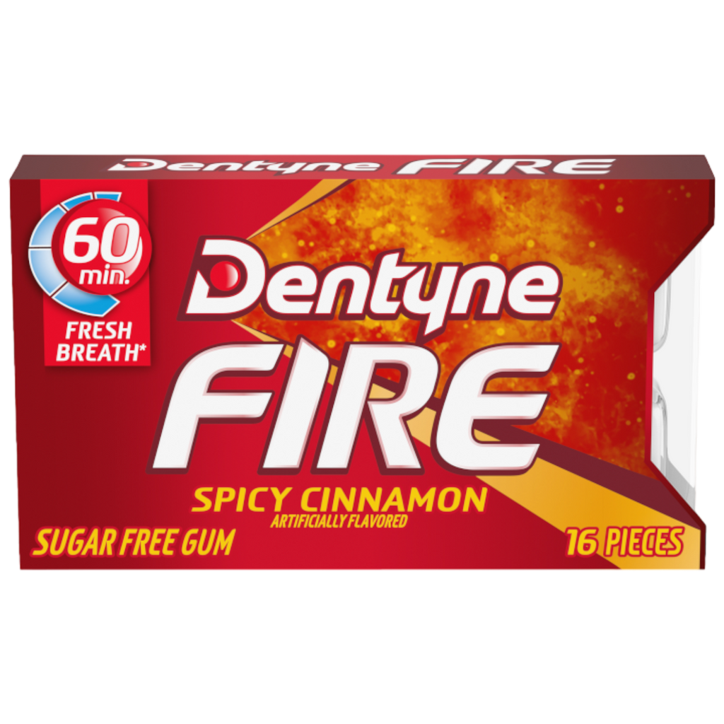 Dentyne Fire Cinnamon Gum (16 pieces)