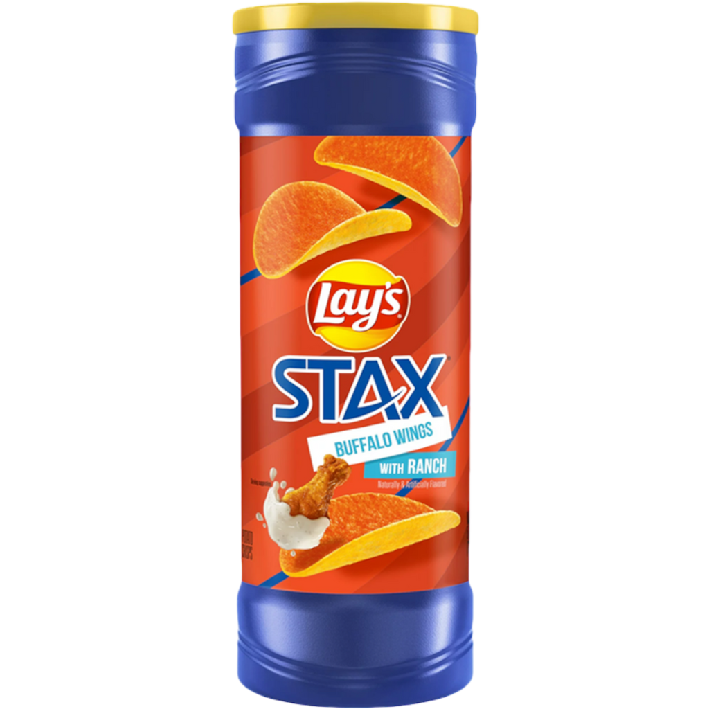 Lay's Stax Buffalo Wings With Ranch - 5.5oz (155g)