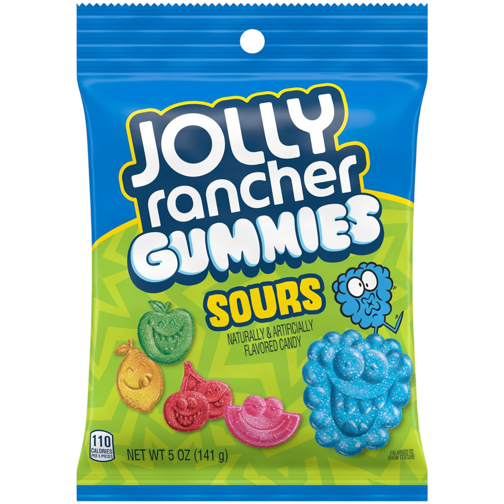 Jolly Rancher Sour Gummies Peg Bag - 5oz (141g)