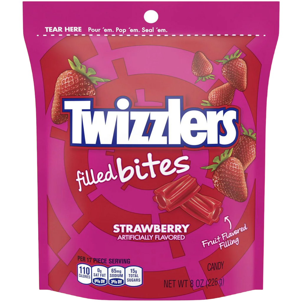 Twizzlers Strawberry Filled Bites - 8oz (226g)