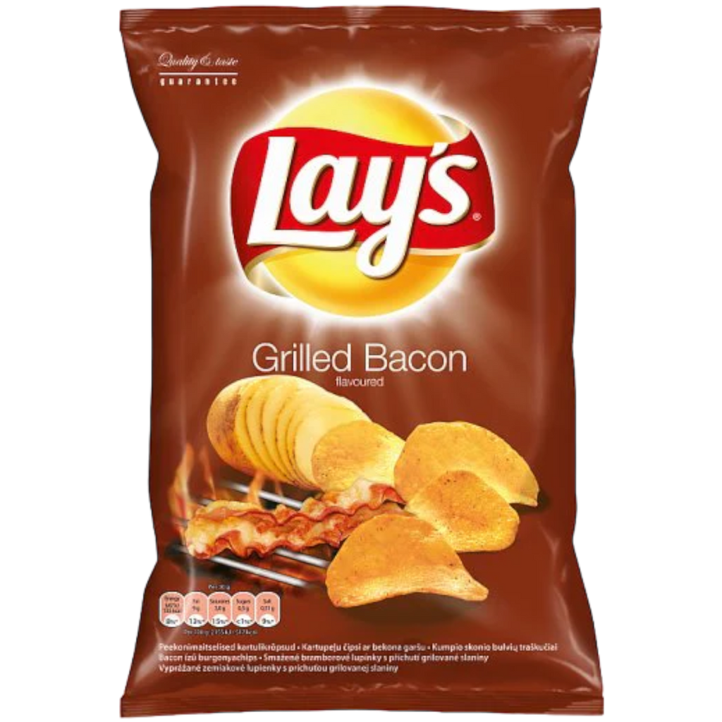 Lay's Grilled Bacon Potato Chips - 4.59oz (130g)