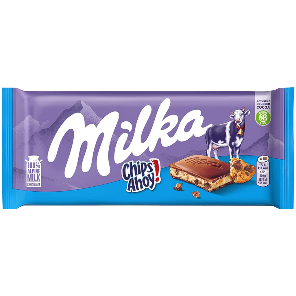 Milka Chips Ahoy! Chocolate Bar - 3.5oz (100g)