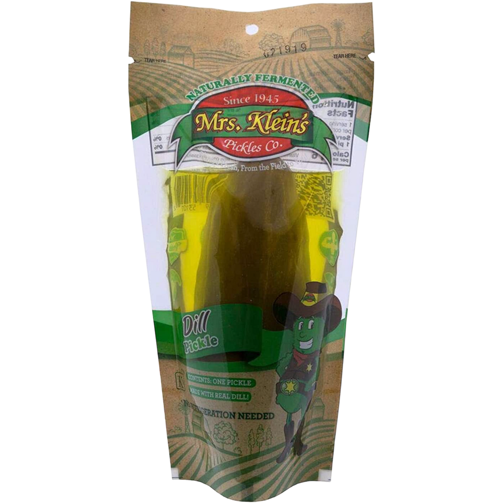 Mrs Klein’s Giant Dill Pickle In-a-Pouch - Dill Flavour